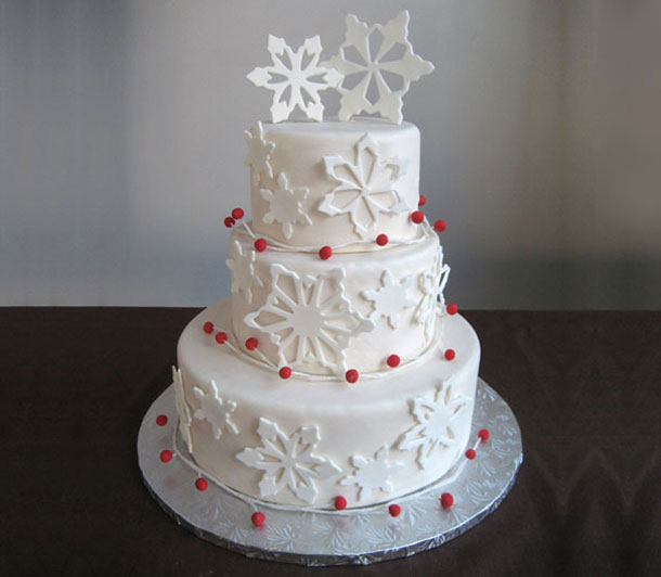 Red Berry Snowflakes